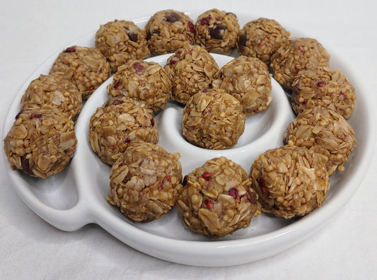 Raspberry & Dark Chocolate - Oat Bites (Sunbutter)