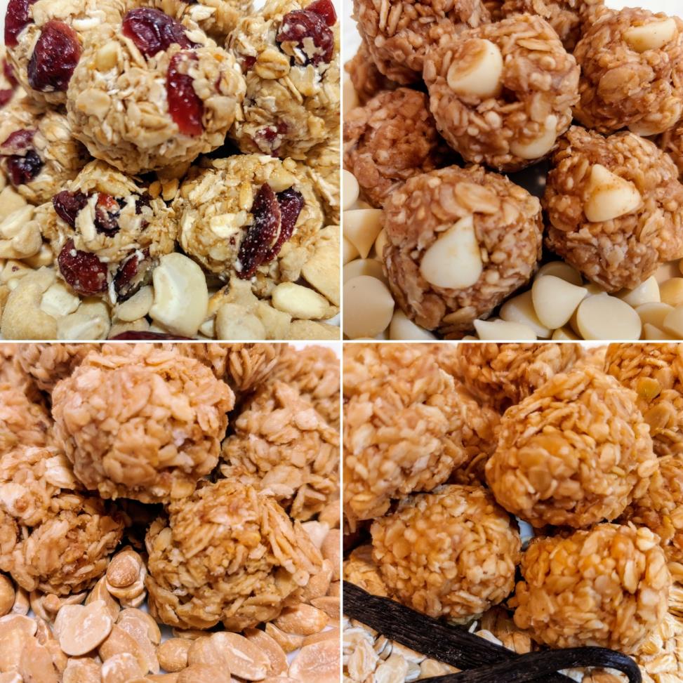 Oat Bites Twin Oats Foods Gluten-Free Vegan Sampler Pack Oat Bites