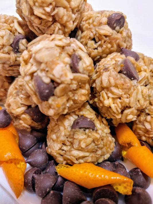 Oat Bites Twin Oats Gluten-Free Vegan Orange & Dark Chocolate Oat Bites